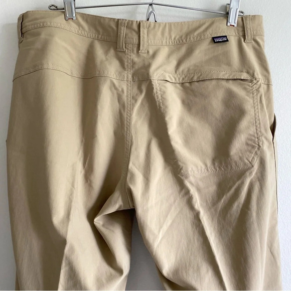 PATAGONIA Intercontinental Tan Mid-Rise Hiking Pants Size 12 - Picture 7 of 16